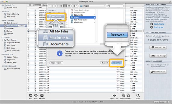 save recovered files on mac