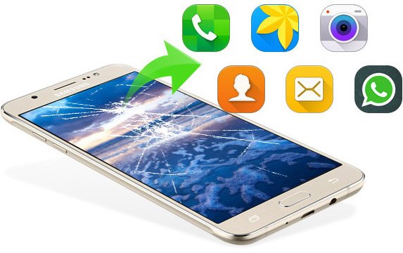 Backup broken Android data