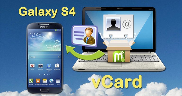 vCard to Samsung Galaxy S4